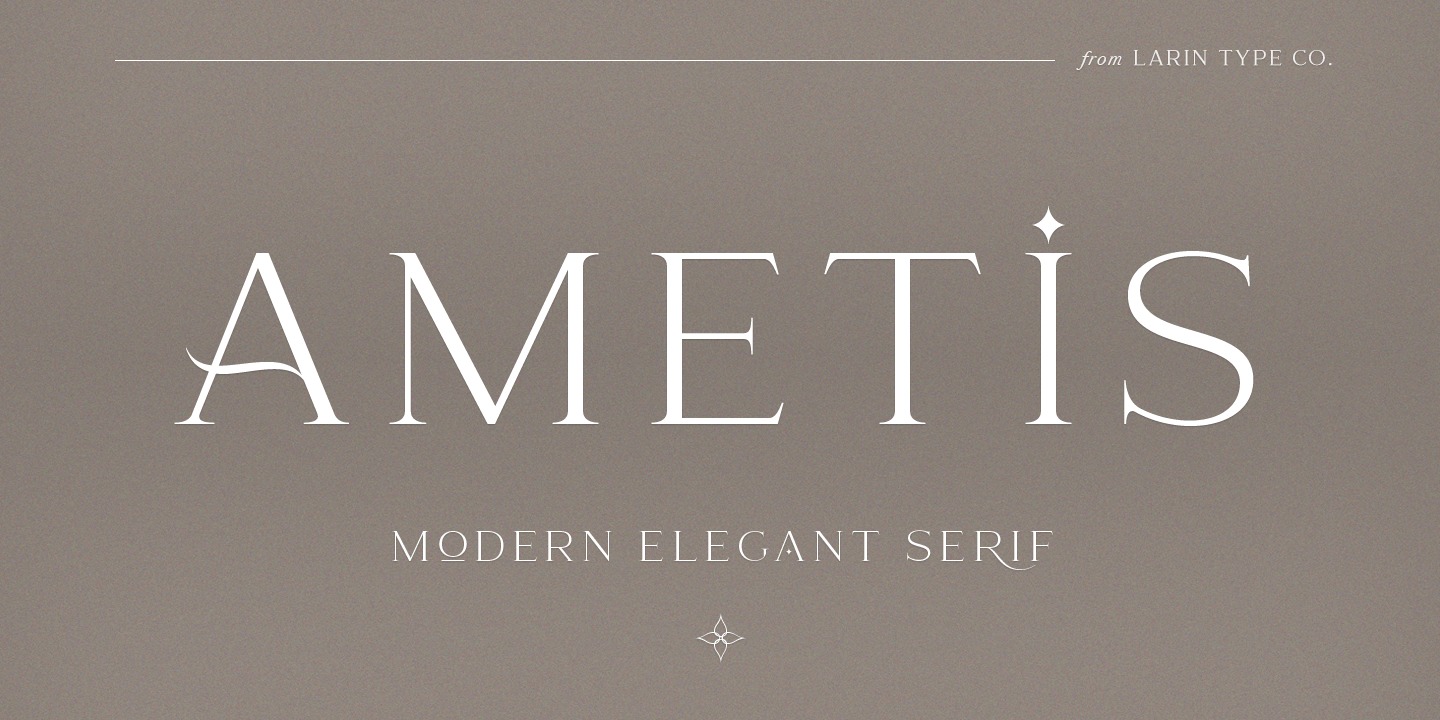 Example font Ametis #1